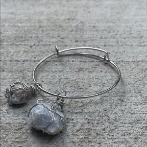 Handmade Wire Wrapped Gemstone Bracelet